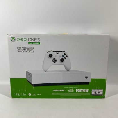 Microsoft Xbox One S All-Digital 1TB Console Gaming System White 1681