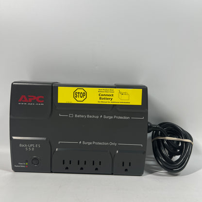 APC Back-UPS ES 550 8-Outlet Battery Backup Surge Protector BE550R