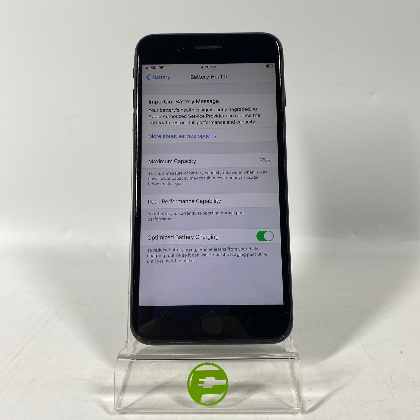 Unlocked Apple iPhone 7 Plus 32GB 14.2 Black MNR12LL/A