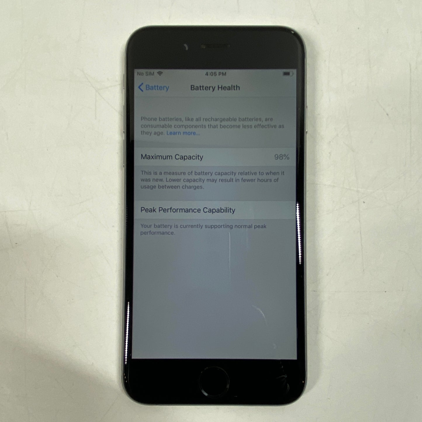 Unlocked Apple iPhone 6 64GB 12.5.7 SPACE GRAY MG632LL/A