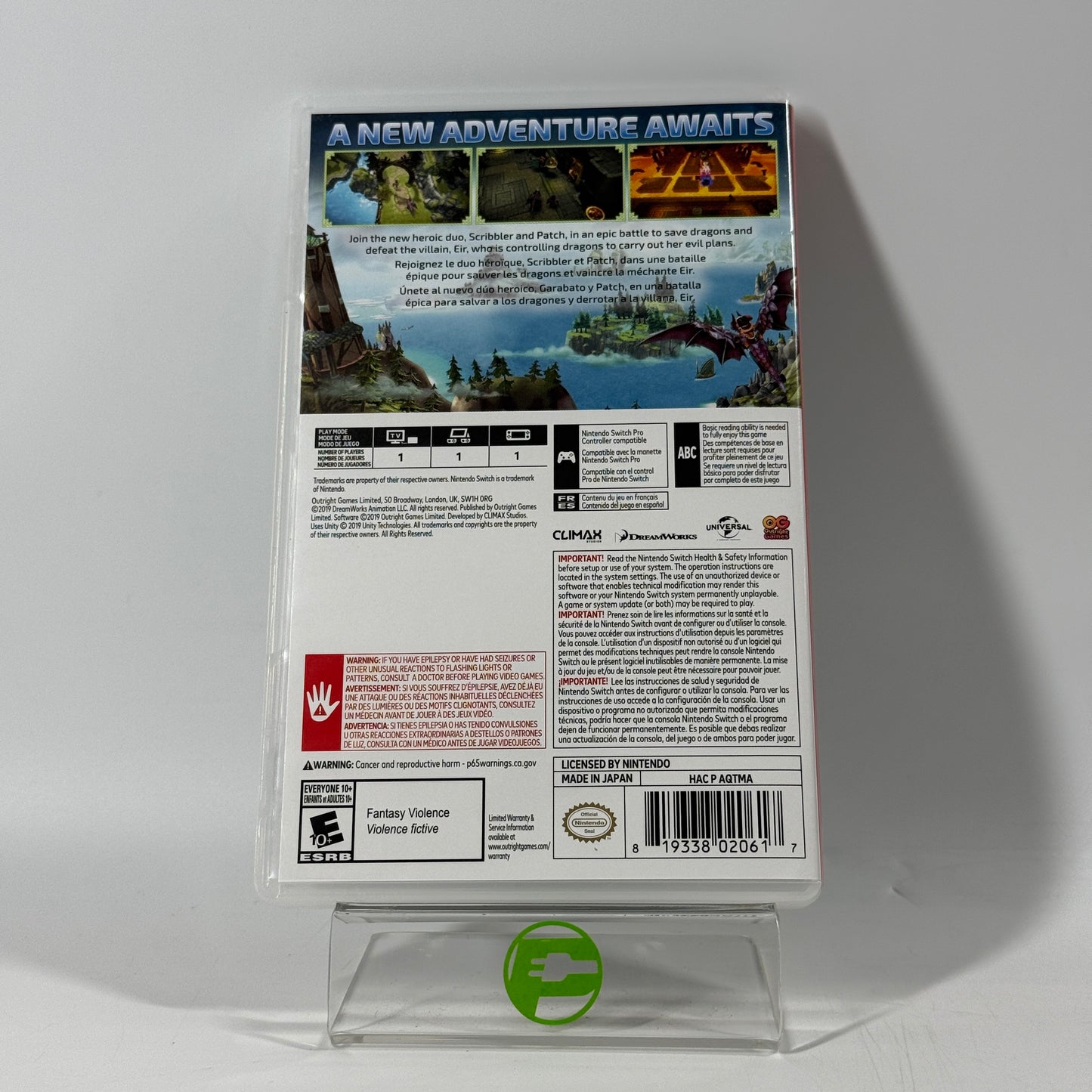 Dragons: Dawn of New Riders (Nintendo Switch, 2019)