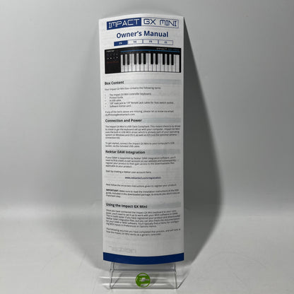nektar Impact GX Mini 25-Key USB MIDI Controller