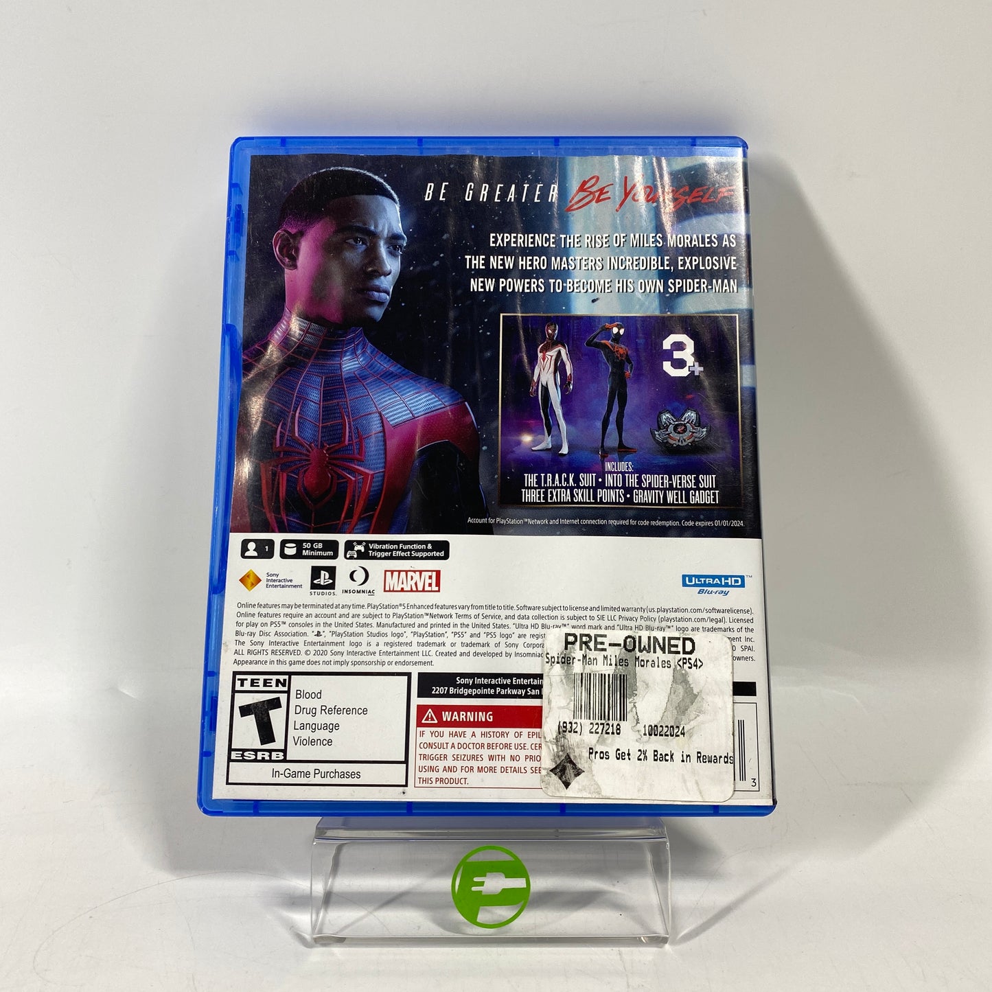 Marvel Spiderman: Miles Morales [Launch Edition] (Sony PlayStation 5 PS5, 2020)