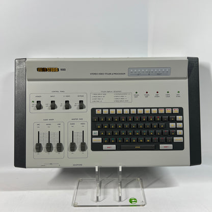 SIMA Video Studio 500  Stereo Video Titler & Processor Audio Mixer