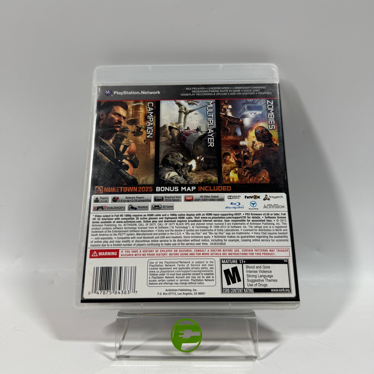 Call of Duty Black Ops II (Sony PlayStation 3 PS3, 2012)