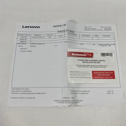 WiFi Only Lenovo yoga tablet 2 16GB Silver MODEL YOGA TABLET 2-830F