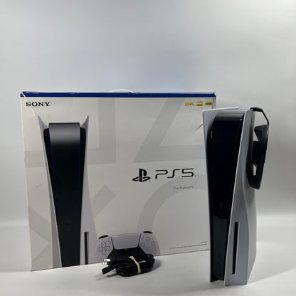 Sony PlayStation 5 Disc Edition PS5 825GB White Console Gaming System CFI-1215A