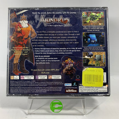 Alundra 2 (Sony PlayStation 1 PS1, 2000)