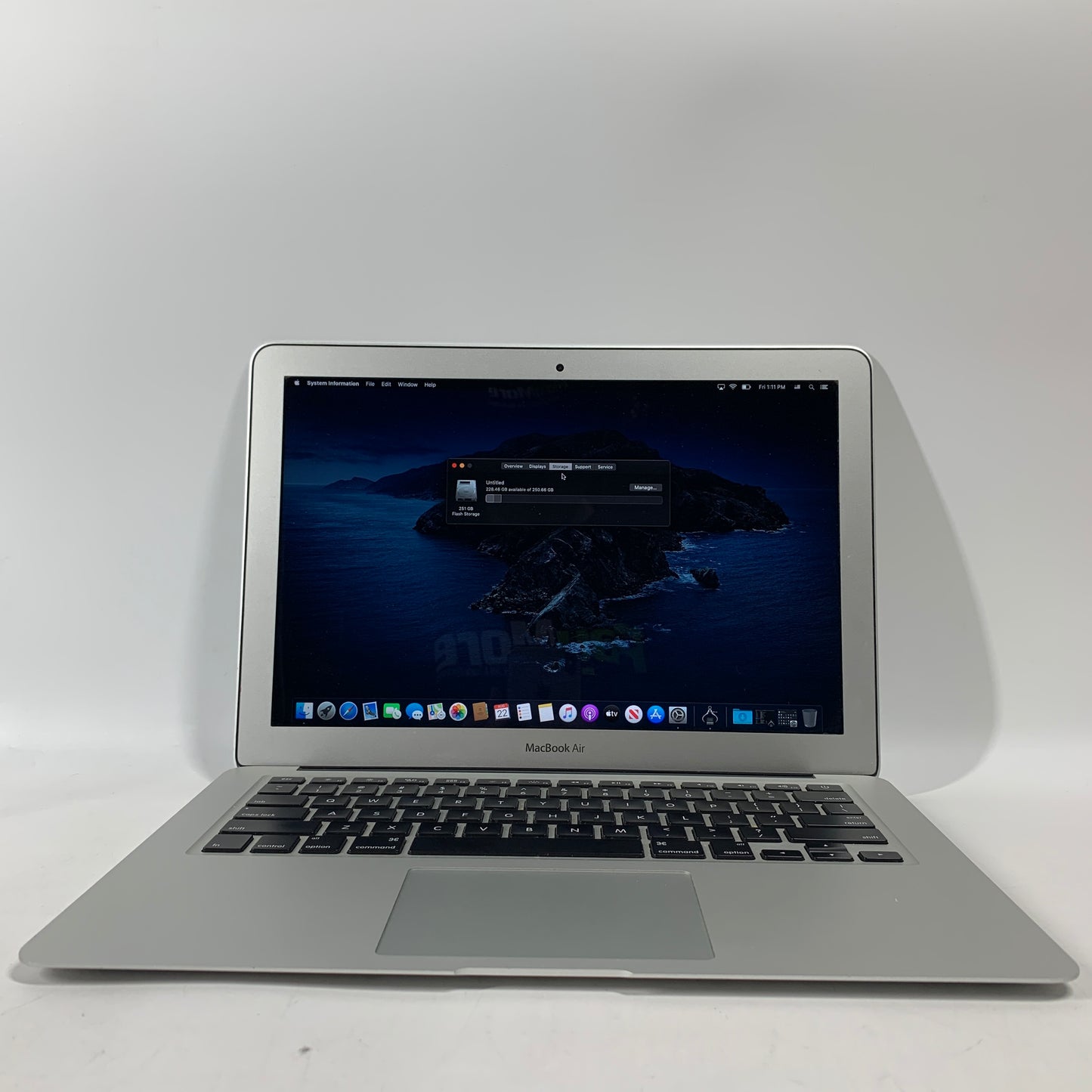 2017 Apple MacBook Air 13.3" i5 1.8GHz 8GB RAM 256GB SSD Silver A1466