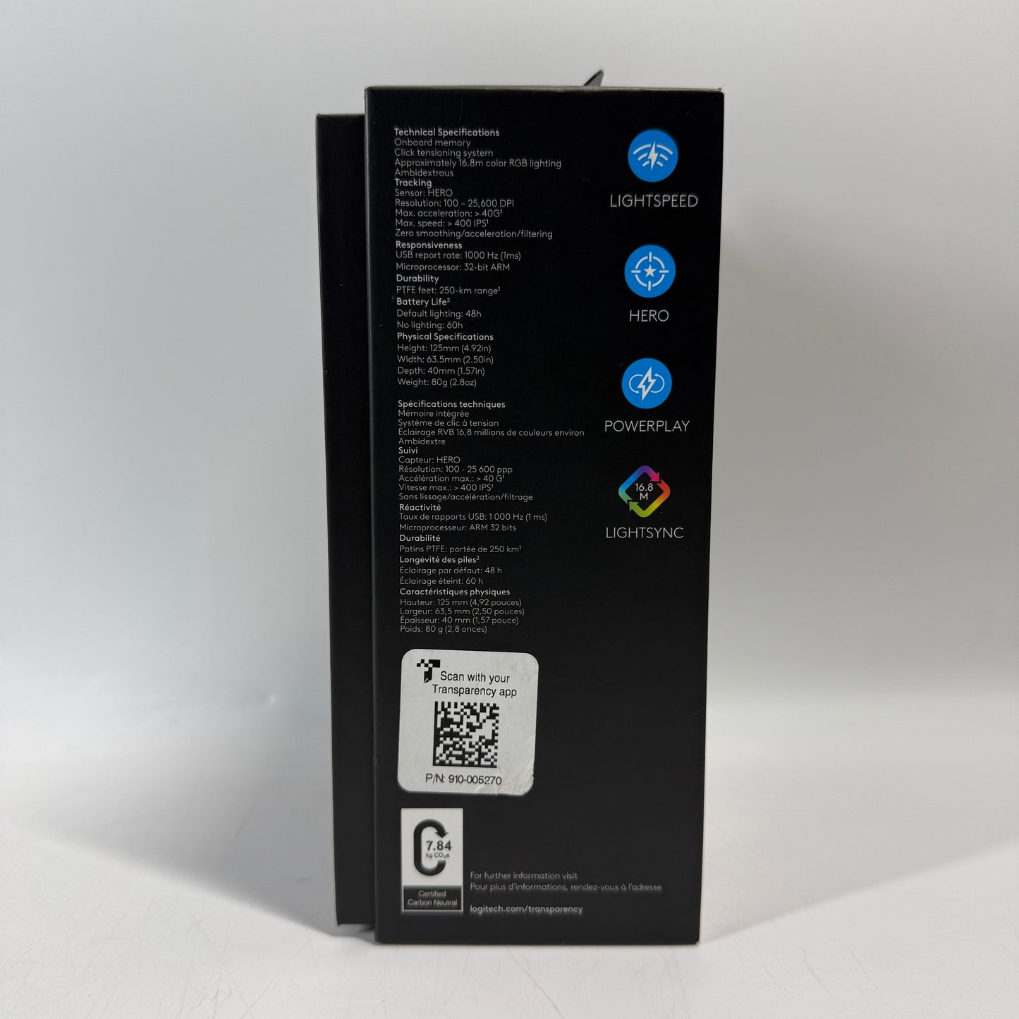 Logitech Pro Wireless Gaming Mouse MR0104