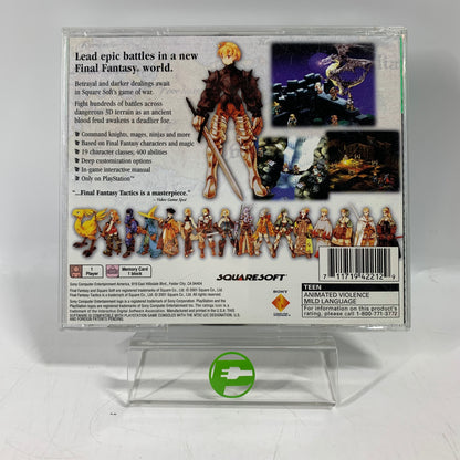 Final Fantasy Tactics (Sony PlayStation 1 PS1, 1998)