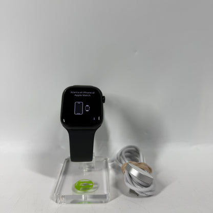 Unlocked Apple Watch Series 10 46MM Black Aluminum Black Sport Band A3003