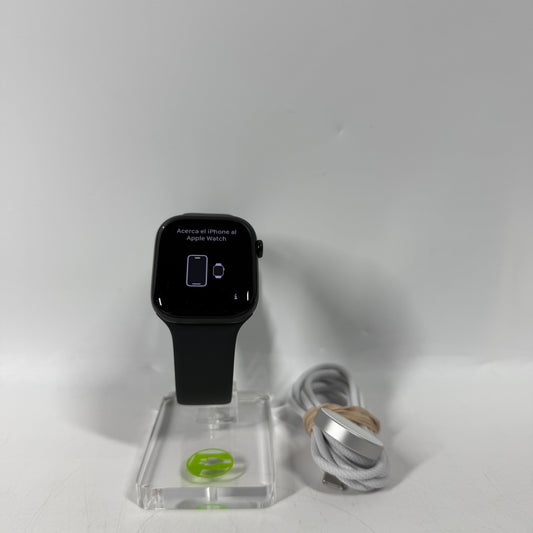 Unlocked Apple Watch Series 10 46MM Black Aluminum Black Sport Band A3003