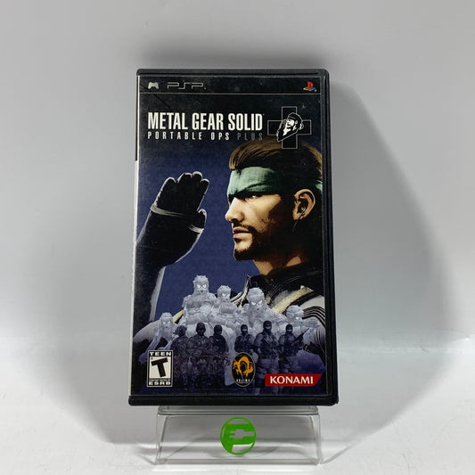 Metal Gear Solid Portable Ops Plus (Sony PlayStation Portable PSP, 2007)