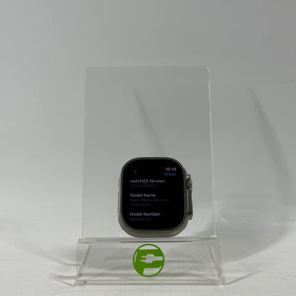Unlocked Apple Watch Ultra 49MM Natural Titanium MQEW3LL/A
