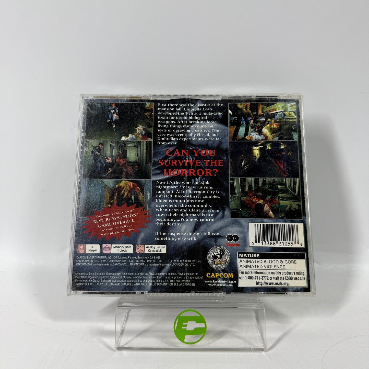 Resident Evil 2 [Greatest Hits] (Sony PlayStation 1 PS1, 1998)
