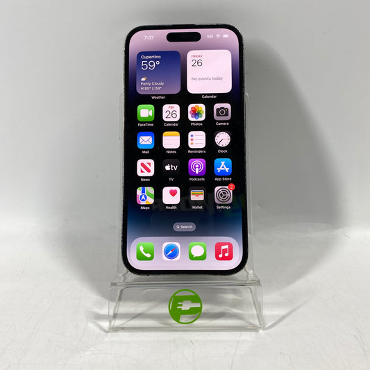 Unlocked Apple iPhone 14 Pro 128GB Space Black 5PXT3LL/A