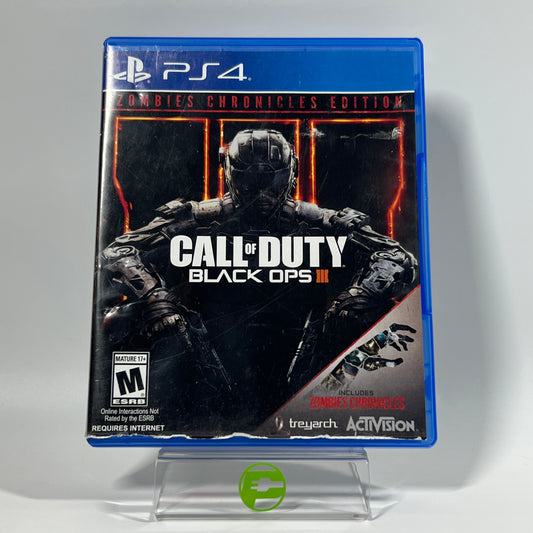 Call of Duty Black Ops III [Zombie Chronicles] (Sony PlayStation 4 PS4, 2017)