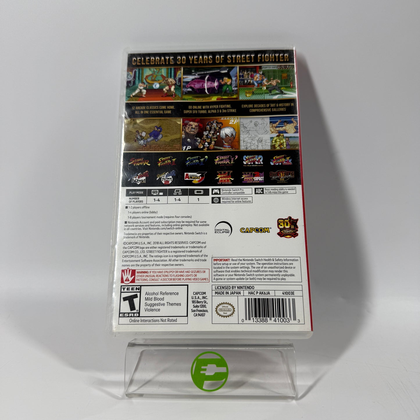 Street Fighter 30th Anniversary Collection (Nintendo Switch, 2018)