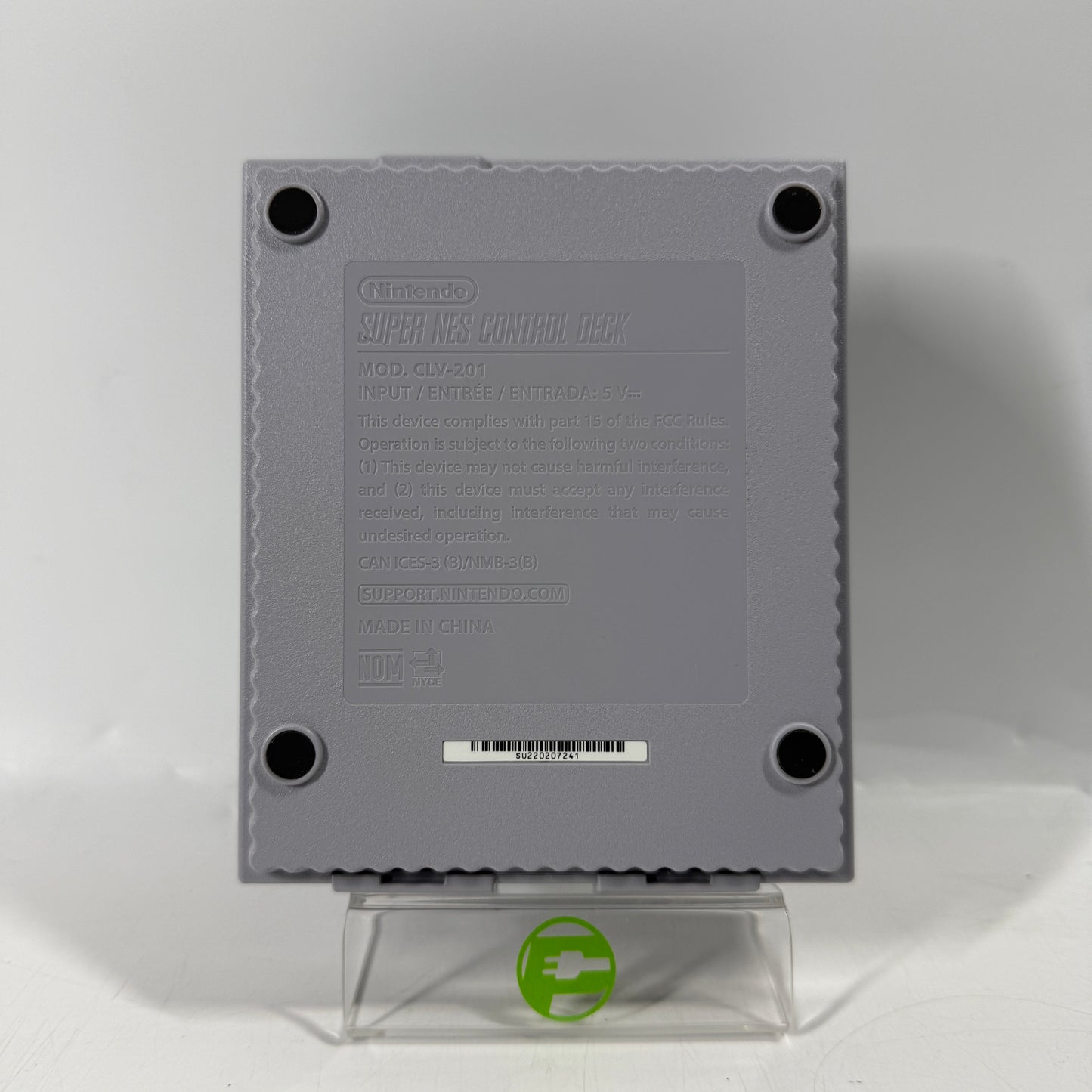 Nintendo SNES Classic Edition Video Game Console CLV-201 Gray