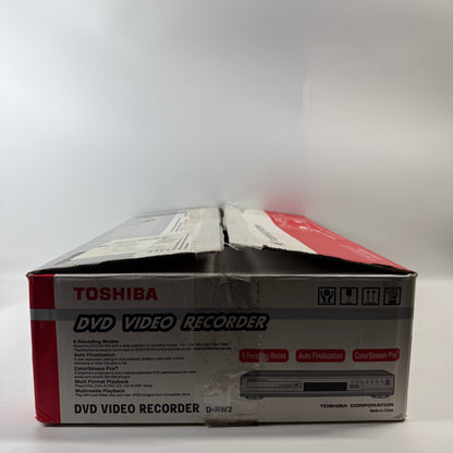 Toshiba D-RW2 DVD Video Recorder D-RW2-S-TU