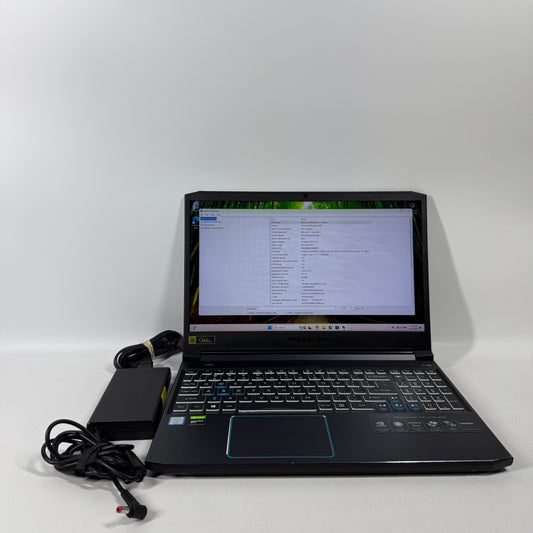 Acer Predator Helios 300 15.6" Core i7-9750H 2.6GHz 16GB RAM 2TB HDD 512GB SSD GeForce GTX 1660 Ti