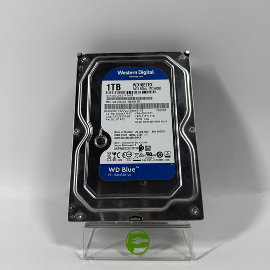 Western Digital 3.5" WD Blue 1TB SATA III 6Gbps HDD WD10EZEX- 08WN4A0