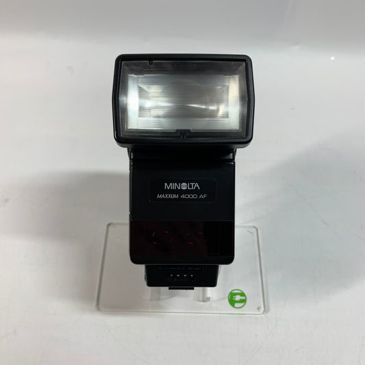 Minolta Maxxum 4000 AF Flash Digital Camera Flash NO VISIBLE MPN
