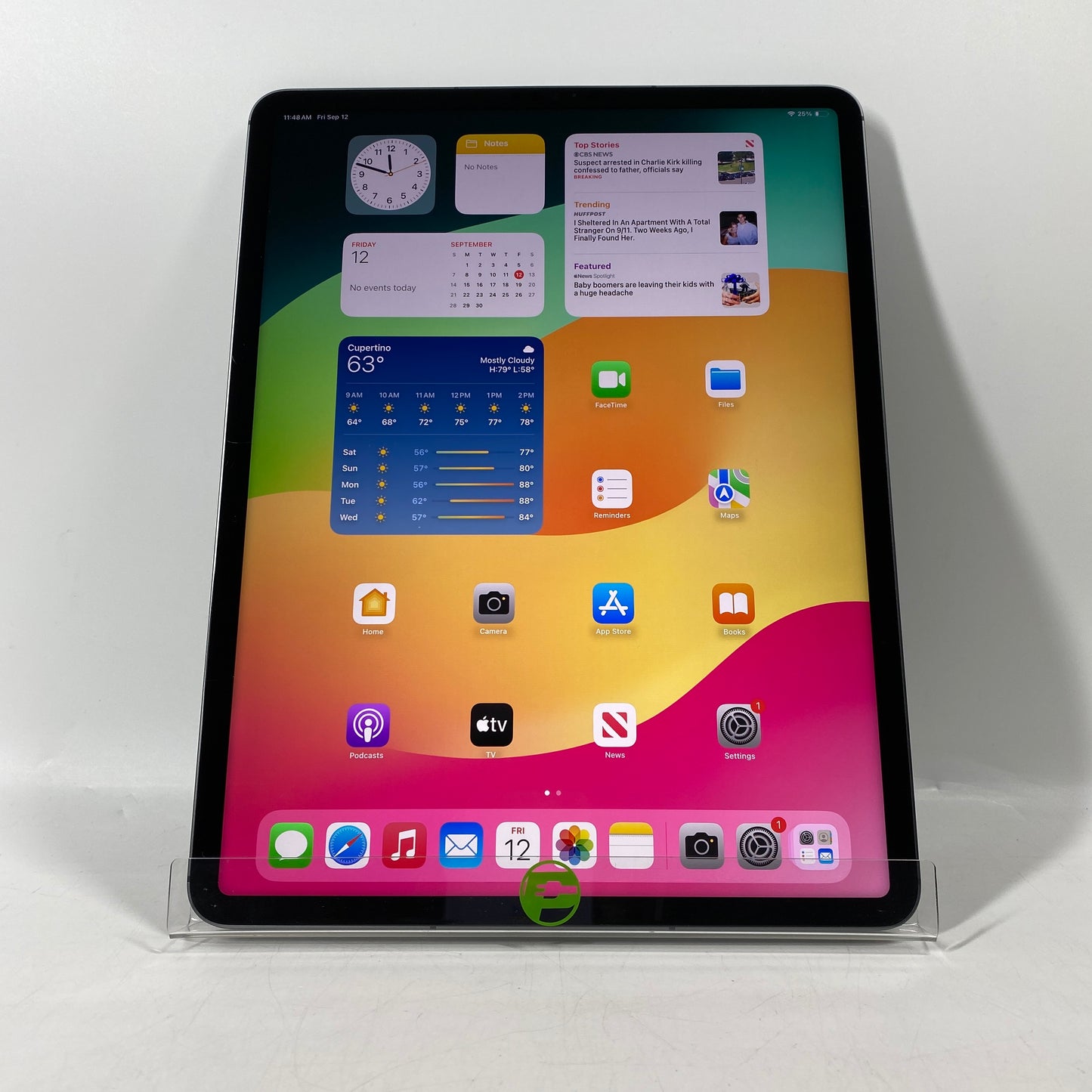 Unlocked Apple iPad Pro 12.9" 5th Gen 2TB Space Gray MHP34LL/A