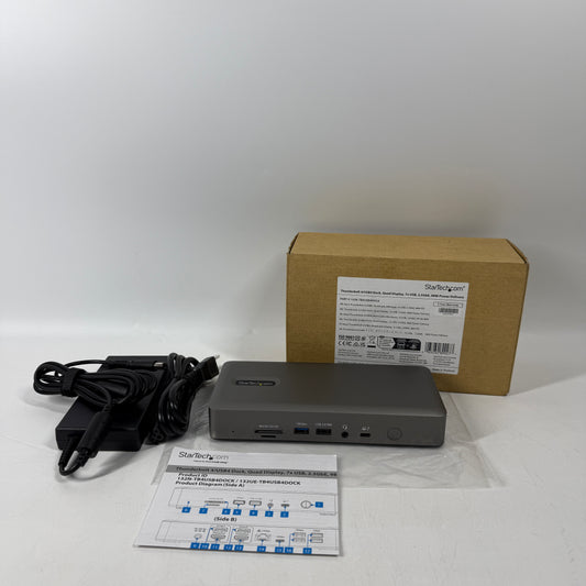 StarTech 132N-TB4USB4DOCK Universal USB4 & Thunderbolt 4 Docking Station