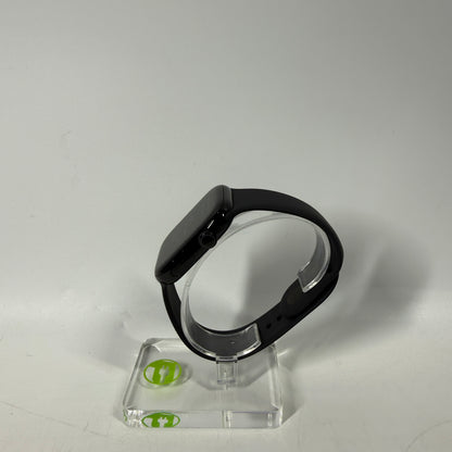 Unlocked Apple Watch Series 10 46MM Black Aluminum Black Sport Band A3003